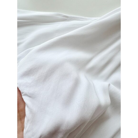 L*SPACE Pacifica White Rayon Button Up Shirt Dress Tunic Cover-Up, Size XS/S - Picture 8 of 14